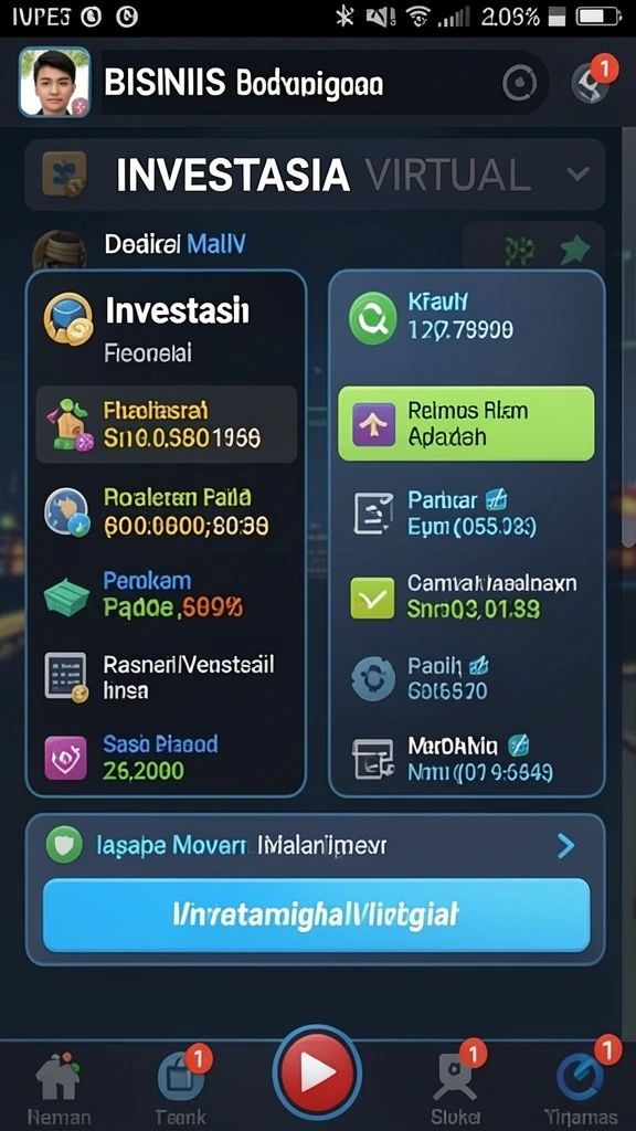 Desain karakter yang unik dan penuh warna.