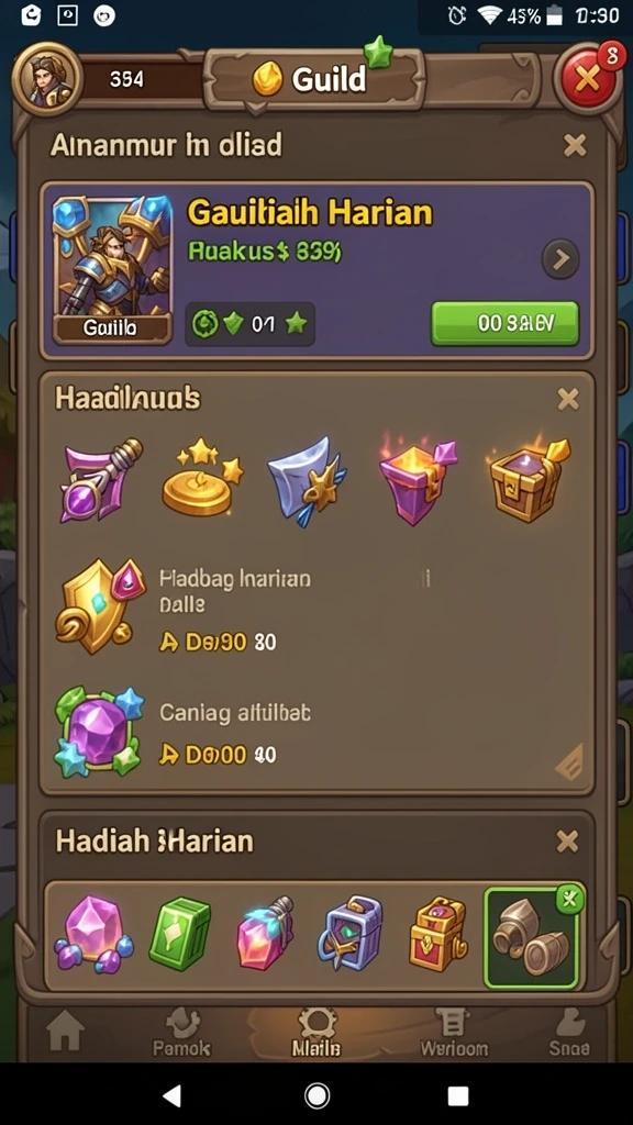 Salah satu level menantang di APINAGA.