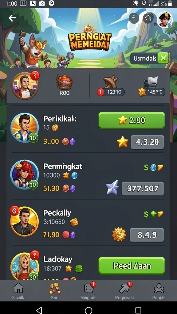 Mode permainan yang beragam dan menantang.