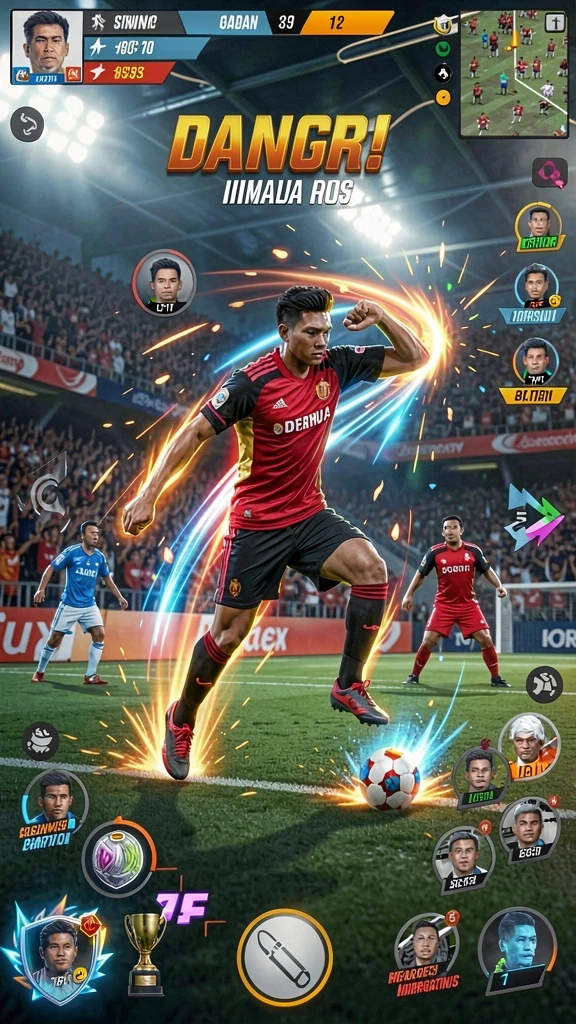 Tangkapan layar menunjukkan momen seru dalam mode multiplayer.