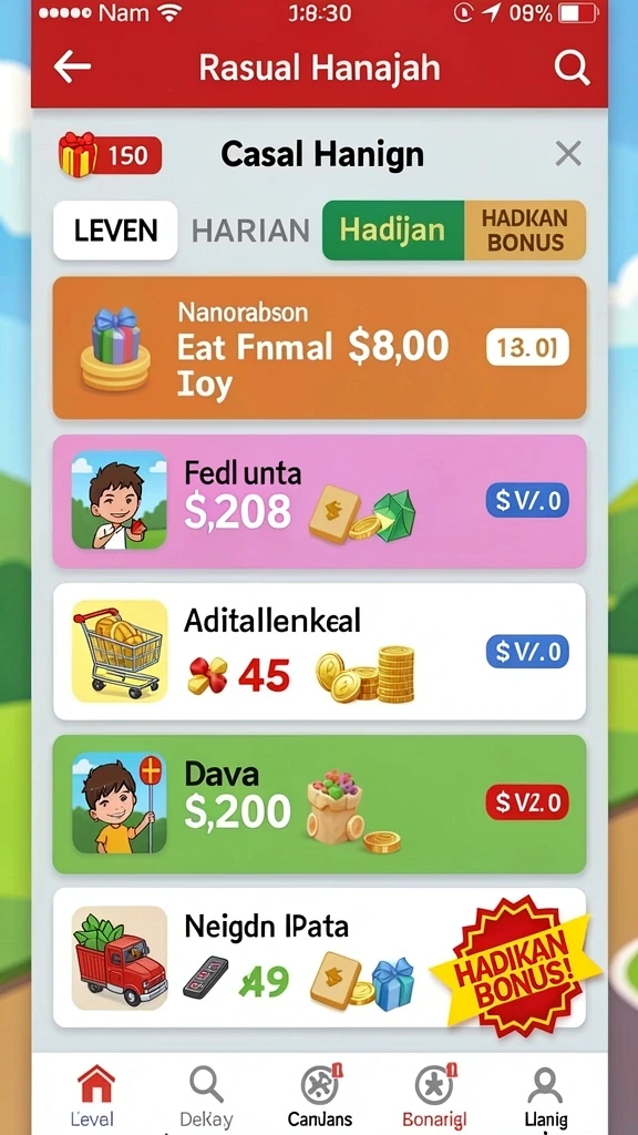 Tampilan awal yang menawan dan intuitif.