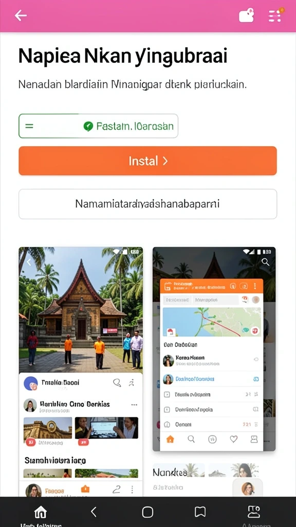Tampilan antarmuka yang intuitif dan menarik.