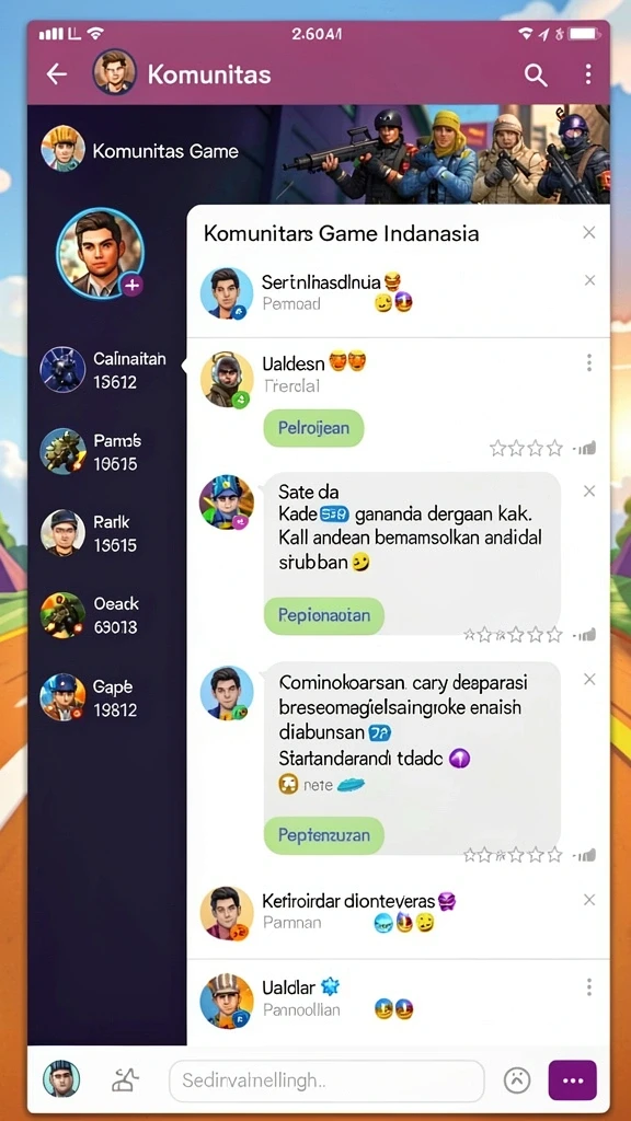 Karakter dengan berbagai kemampuan siap untuk dimainkan.