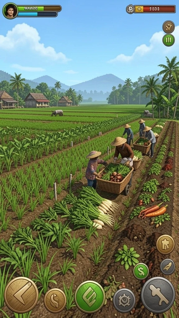 Berbagai karakter unik dengan latar belakang menarik.