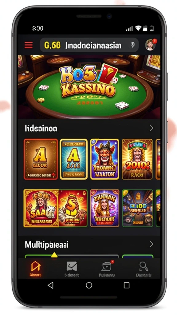 Berbagai pilihan permainan slot yang tersedia.