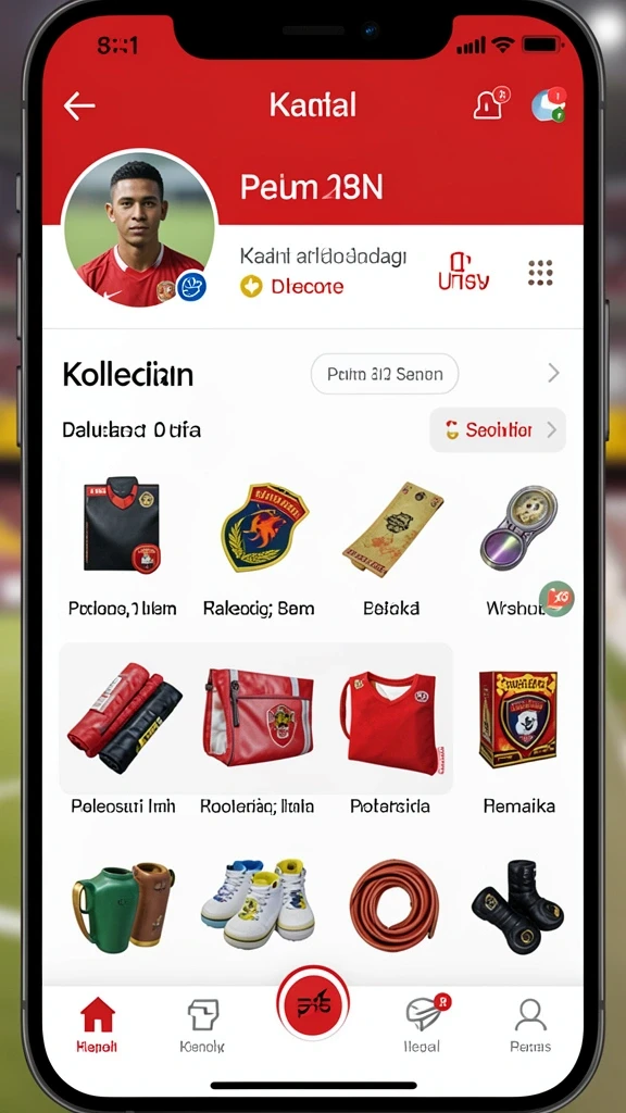 Tampilan antarmuka pengguna yang bersih dan modern.