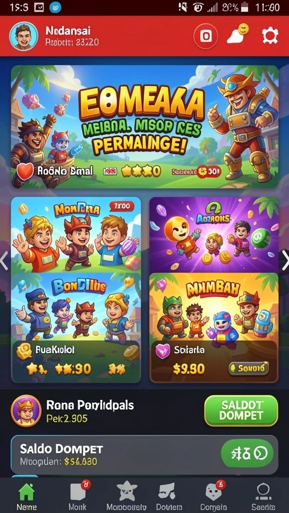 Mode multiplayer yang seru untuk bermain bersama teman.
