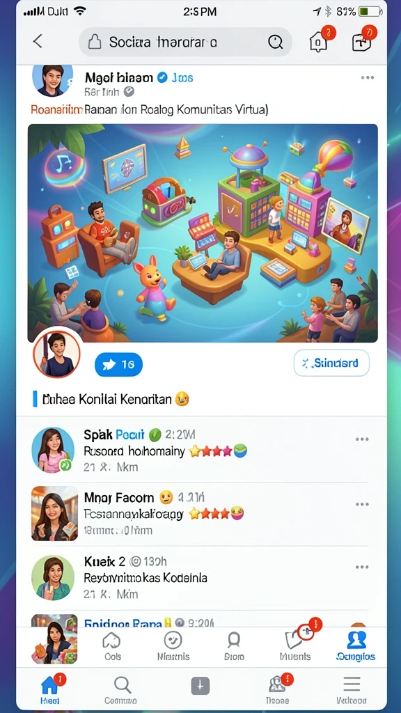 Tampilan antarmuka yang menarik dan mudah digunakan.