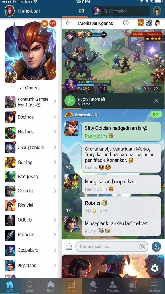 Tampilan antarmuka pengguna yang modern dan intuitif.