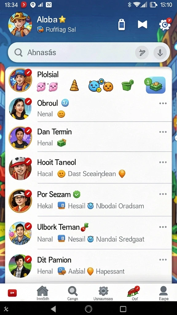 Level tantangan yang menantang dan mengasyikkan.