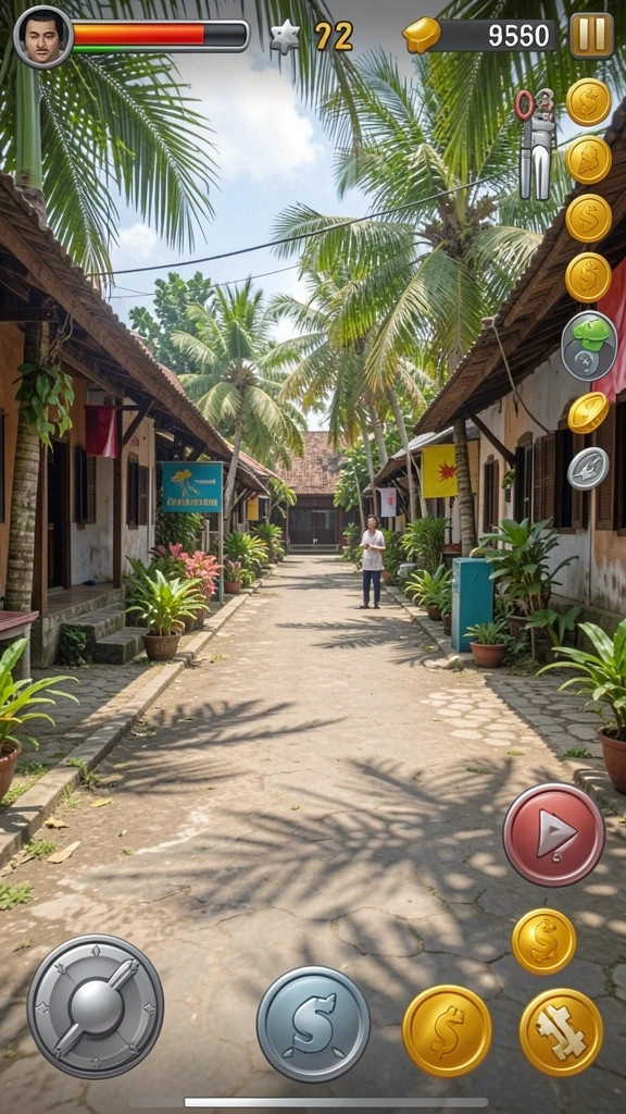 Fitur multiplayer memungkinkan persaingan global yang seru.