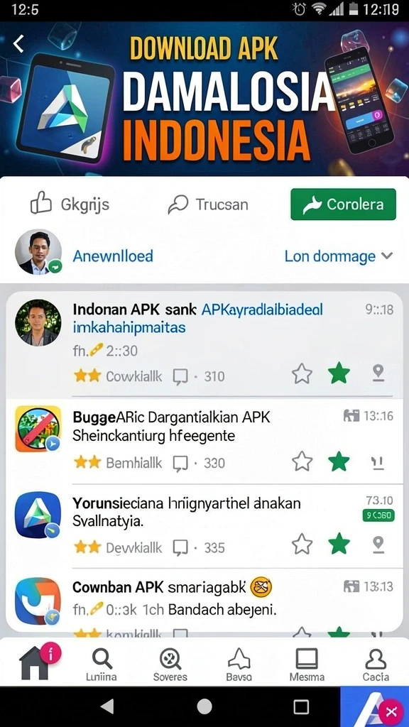 Grafik yang menarik dan penuh warna.