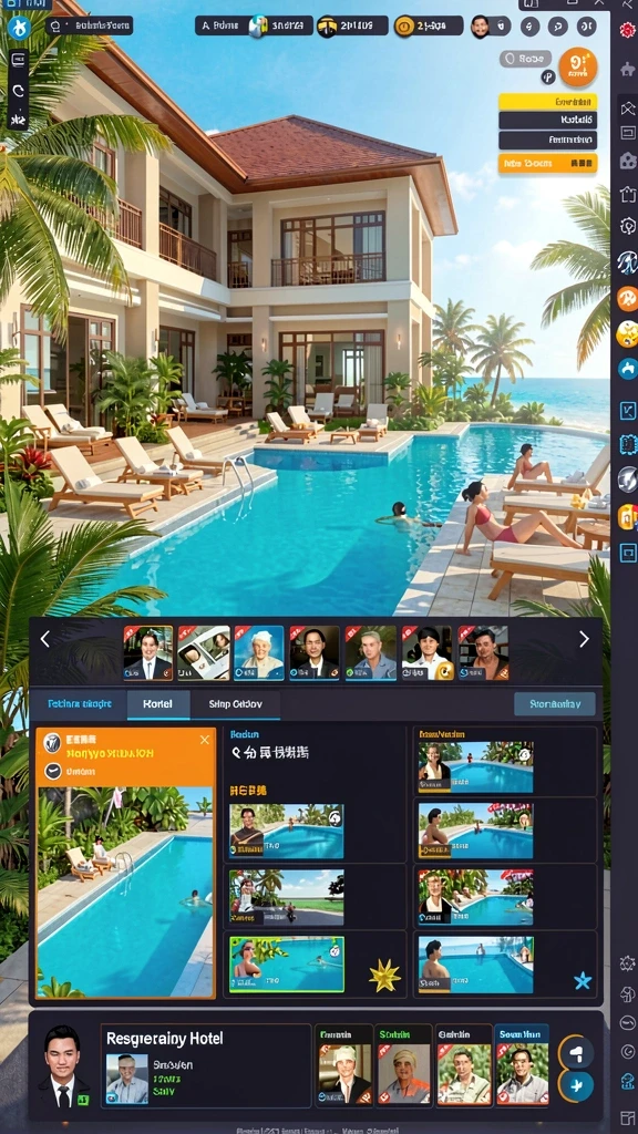 Tangkapan layar memperlihatkan leaderboard dengan pencapaian pemain.
