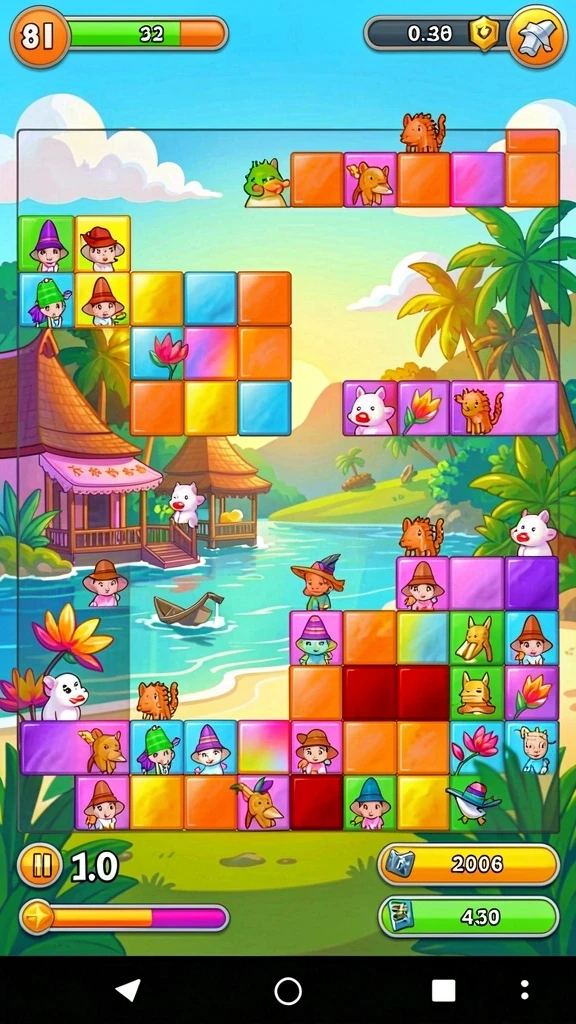 Gameplay seru dengan beragam tantangan.