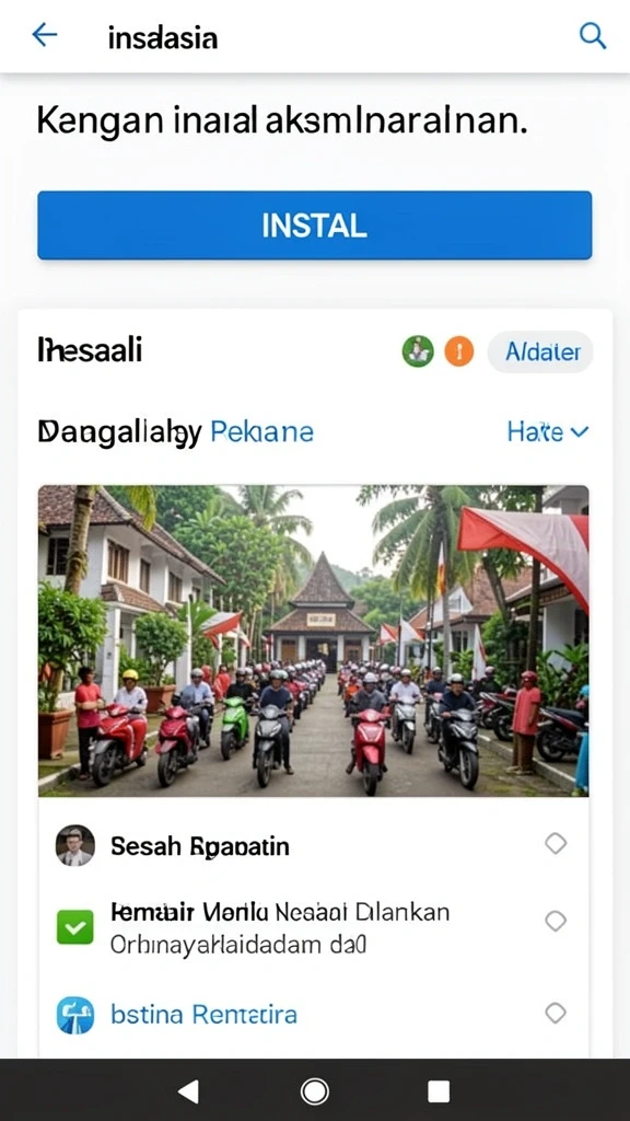 Gambar menampilkan antarmuka permainan yang menarik.