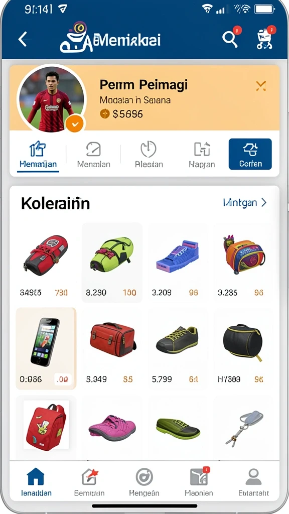 Menampilkan grafik menakjubkan di dunia permainan.