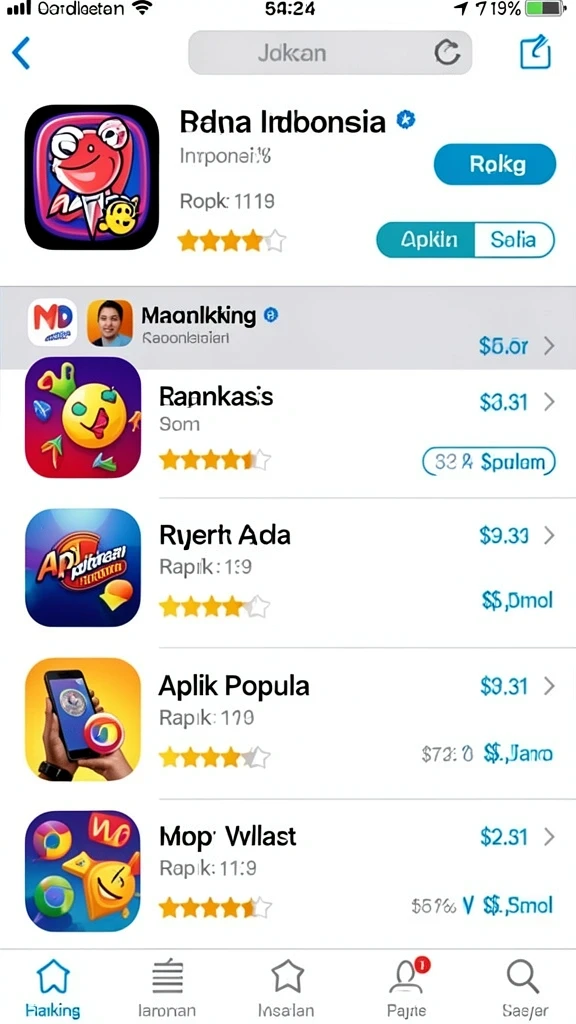 Tampilan antarmuka yang menarik dan mudah digunakan.