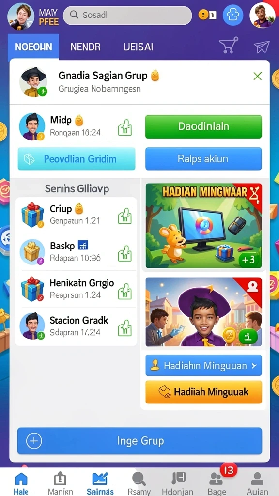 Level yang menantang dan memacu adrenalin.