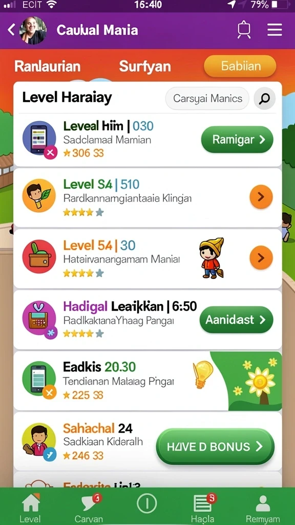 Moment epik saat pertarungan melawan bos.